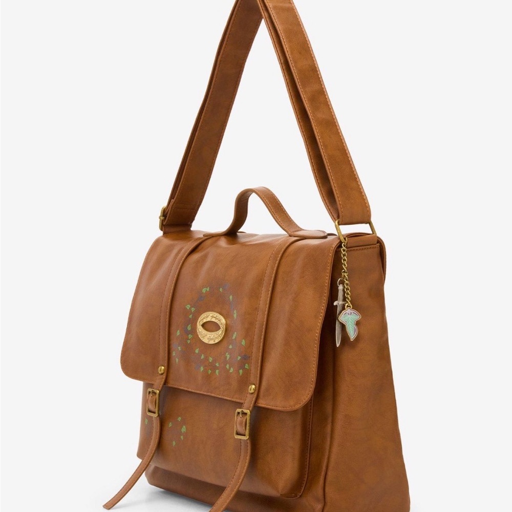 New Lord Of The Rings Crossbody Bag Leaves Messenger - Picture 2 of 11